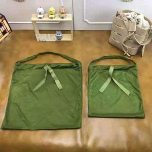 Sacs de rangement Vert Velours Sac Couverture Accrocher Cordon Cosmétique Doux Pour L'emballage Sacs À Main Organisateur En Gros