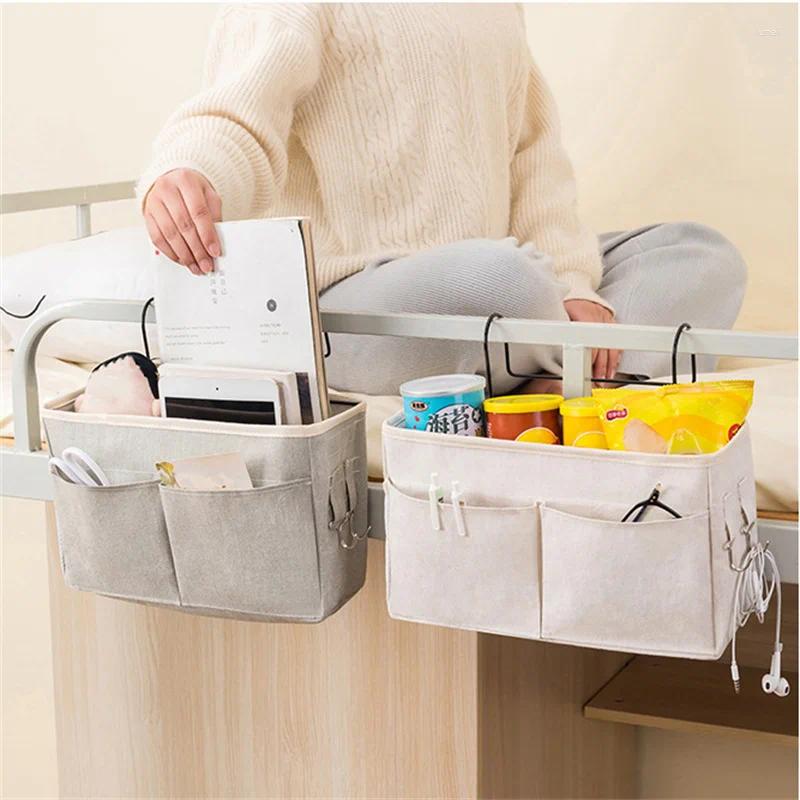 Storage Bags Hanging Basket Dormitory Bedside Rack Large Capacity Bedroom Bed Beside Multipurpose Home Hangings Bag