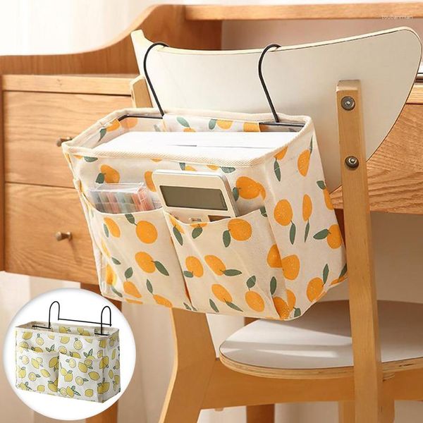 Bolsas de almacenamiento Bolsa de tela colgante Dormitorio Baño Dormitorio Bolsas Titulares Bolsillos Organizador multifuncional Accesorios para artículos diversos