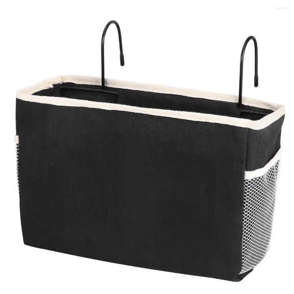 Bolsas de almacenamiento organizador colgante organizador soporte soporte de lienzo de madera soportes de bolsas de bolsas de noche