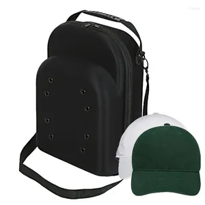 Sacs de rangement Case de chapeau étanche du baseball à bagages hard EVA avec sangle d'épaule et boîte d'organisateur de carabine pour la plupart