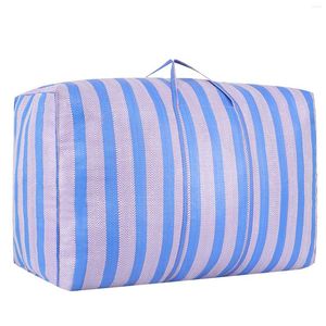 Sacs de rangement en nylon robuste en nylon de tissu en mouvement des poubelles d'emballage pour le placard de chambre à coucher