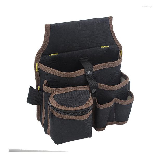 Sacos de armazenamento Mecânica de hardware de alta qualidade Bolsa de ferramentas de lona Bolsa de bolso utilitária com cinto WY70412