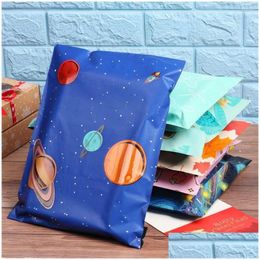 Sacs de rangement Haute Qualité Poly Mailer Auto-Scellant Enveloppe de dessin animé Transport Emballage Sac d'expédition Enveloppes Drop Livraison Maison Jardin Otx4A