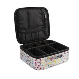 Sacs de rangement de haute qualité professionnel vide maquillage organisateur Bolso Mujer cosmétique étui voyage grande capacité d'impression sac en polyuréthane