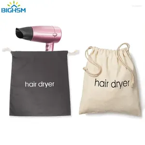 Sacs de rangement Home Hair Dryer Pouchage de coiffeur Sac en tissu de voyage Blower Organisateur à cordon Dronceau Bouche Poussière pour El