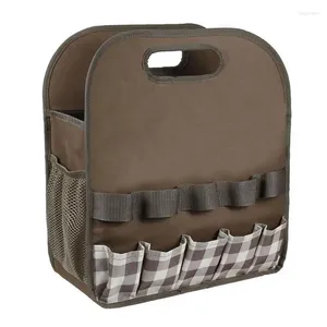 Opbergtassen Home Tool Bag Outdoor Case 600D Oxford Doektas met comfortabele grip Grote capaciteit Sturdy Base Carry Handgreep