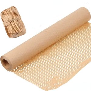 Opbergzakken Honeycomb Cushioning Packing Paper Wrap Rol Bruin Wrapping tbv