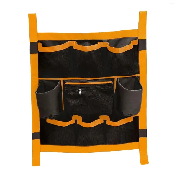 Bolsas de almacenamiento Remolque de caballos Bolsa de aseo Organizador Bolsa Puerta colgante duradera para herramientas Graneros Peines Cepillos de garaje