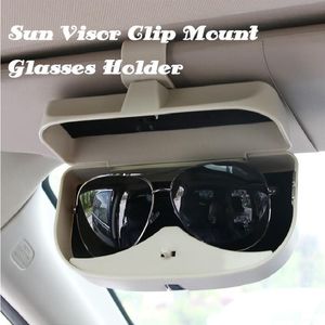 Bolsas de almacenamiento Isfriday Car Sun Visor Clip Gafas Titular Estuche Auto Gafas de sol Tarjeta Bolígrafo Caja