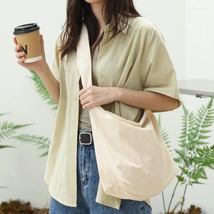 Sacs de rangement Japonais Casual Cordon Sac à main Petit frais plissé épaule femme sac Internet célébrité mode nylon tissu bandoulière