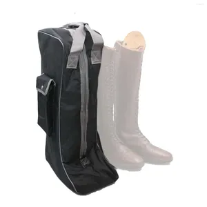 Sacs de rangement Sac de bottes de chevalier Pochette de protection portable anti-poussière pour garde-robe bottes hautes