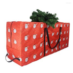 Sacs de rangement Sac de sapin de Noël de grande capacité Porte-coussin pour mobilier d'extérieur Boîtes de protection contre l'eau peu encombrantes