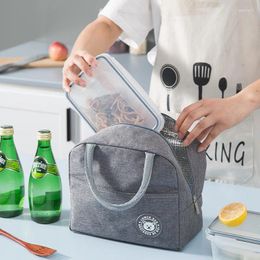 Opbergzakken grote capaciteit lunchbox geïsoleerde tas waterd dikke dikke dikke schattige bento handtas thermisch eten fruitdranken picknick zakje