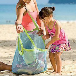 Sacs de rangement grande capacité sac de plage en plein air pliable Portable enfants sable loin enfants jouets vêtements serviette organisateur