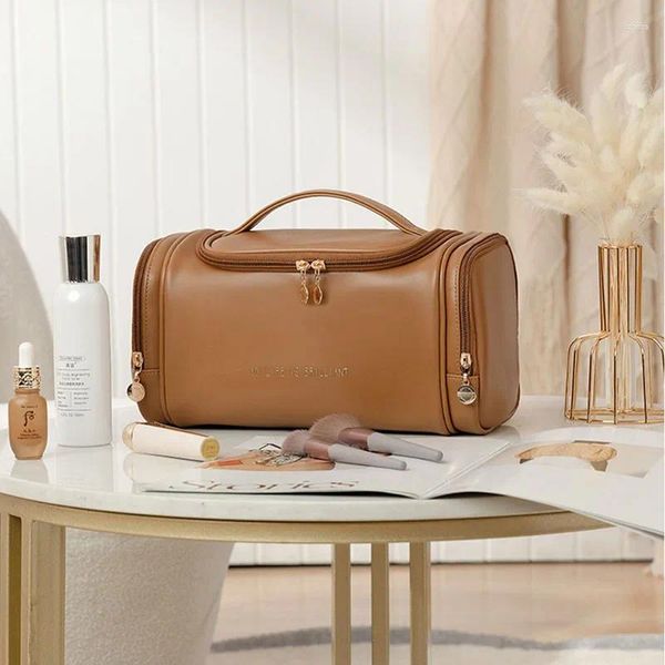 Sacs de rangement Sac à outils de grande capacité Makeuvr Makeup Travel Charphones Chargeur personnalisé Kosmetyczka Damska Housewares