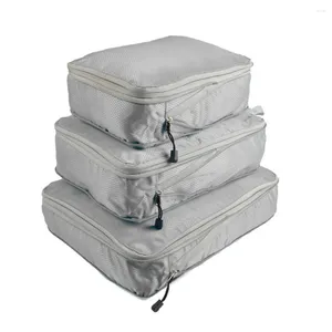 Sacs de rangement Sac de voyage de grande capacité Emballage compressible Cube Pliable Valise étanche Nylon Porte-bagages portable