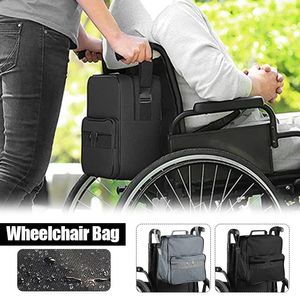 Sacs de rangement grande mobilité Scooter fauteuil roulant multifonction sac à provisions étanche accoudoir aide handicapée sac à dos de transport