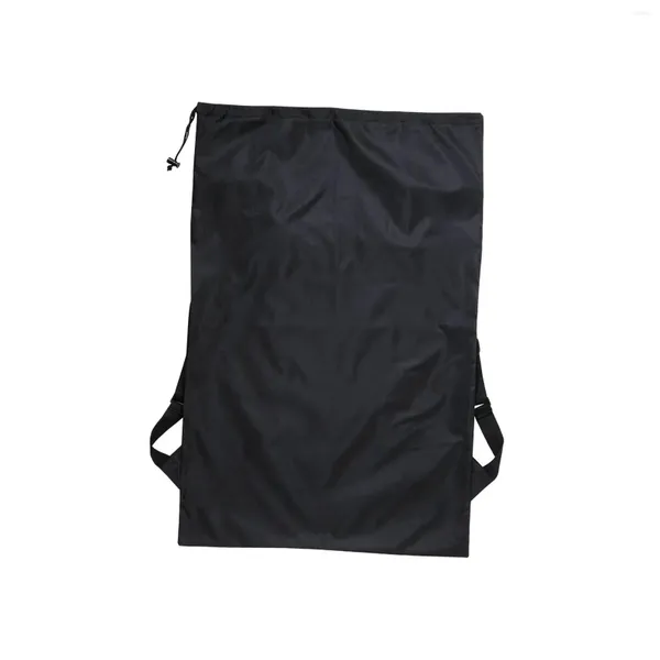 Sacs de rangement Sac à dos à linge Polyvalent Portable avec poche avant Sac porte-vêtements