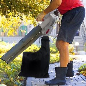 Sacs de rangement souffleur de feuilles aspirateur sac à fermeture éclair solide étanche à la poussière fournitures de jardin en plein air