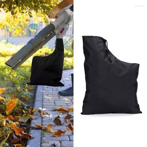 Sacs de rangement souffleur de feuilles aspirateur solide sac à fermeture éclair étanche feuilles nettoyant sac de capture outils de jardin en plein air