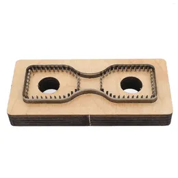 Sacs de rangement Moule de coupe en cuir Die en bois DIY Stamping Cutter Efficace Robuste Compact Facile à utiliser Précis pour les projets