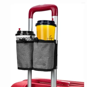 Opbergtassen bagage armleuning organisator Water Cup Drink Travelhouder Past alle koffers met hangende hangen