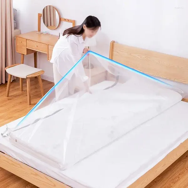 Sacs de rangement Transparent pour matelas, sac sous vide de compression de grande capacité, emballage pliable de voyage pour matelas à usage domestique