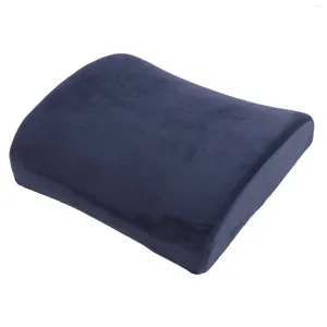 Sacs de rangement Mémoire Mousse Lumbar Coussin élastique Support Pouteau Pure Couleur Pure Soulagement Fatigue Conception ergonomique pour le bureau