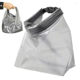 Bolsas de almacenamiento Mesh Diseño sellable Bolso impermeable mini Cesta seca Cesta seca Reutilizable Tota de compra de protección para el hogar