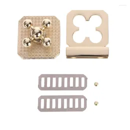 Opbergzakken Metalen Clasp Turn Lock Twist Locks voor DIY Handtas Craft Bag Purse Hardware Parts