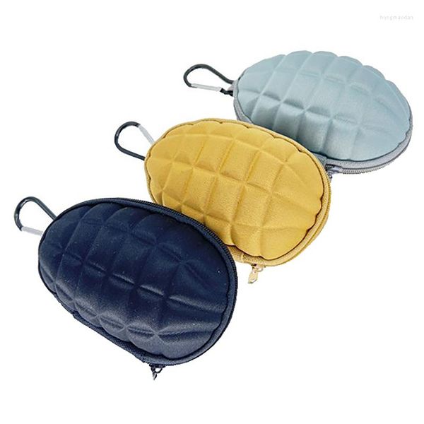 Sacs de rangement Mini grenade en forme de clé de voiture Portefeuilles Porte-monnaie Pochette Sac Porte-clés Porte-clés Accessoires en cuir PU Little Change Wallet