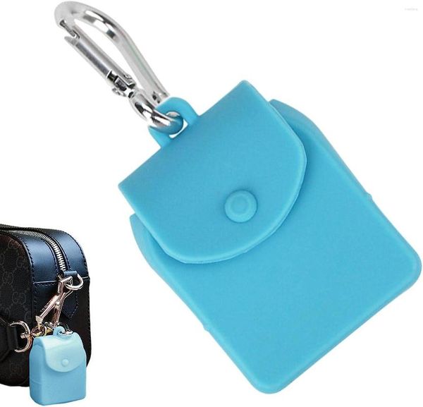 Bolsas de almacenamiento Mini bolsa | Pequeña silicona de grado alimenticio con gancho para pajitas, fácil limpieza, tamaño pequeño, cambio de monedero, mujeres, hombres y niños