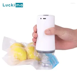 Opbergtassen mini vacuümpomp voor kleding voedseltas USB opladen Elektrisch vers hanteren verzegelingsmachine thuisreisgereedschap