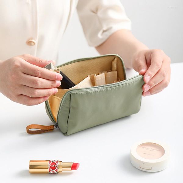 Sacs de rangement Mini Version sac cosmétique mignon Portable voyage rouge à lèvres maquillage toilette étanche personnalité organisateur étui