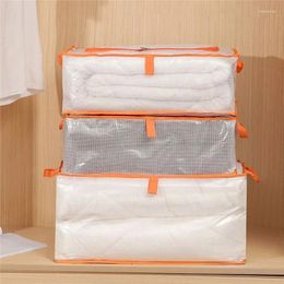 Opbergtassen Minimalistische stijl Transparante thuiszak Big-capaciteit Kleding Quilt Dust proof Garderobe Finish Artifact