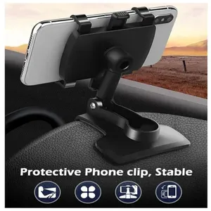 Opbergzakken Mobiele telefoonhouder Dashboard Autohouder Dash Stand Paneel Multifunctioneel Universeel GPS-navigatiebeugelhouders Clip