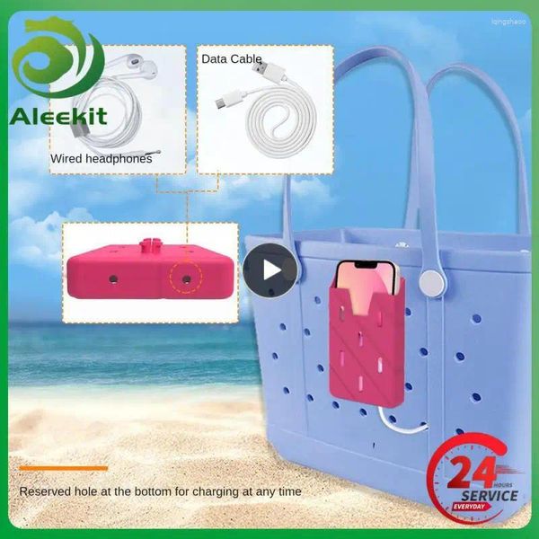 Bolsas de almacenamiento Soporte de teléfono móvil Vacaciones de moda a prueba de agua exquisita Multifunción de bolsos impermeables