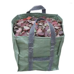 Sacs de rangement pliables de grande capacité, sac à feuilles résistant à l'humidité, panier de collecte des déchets de jardin tombés pour les jardins de la maison