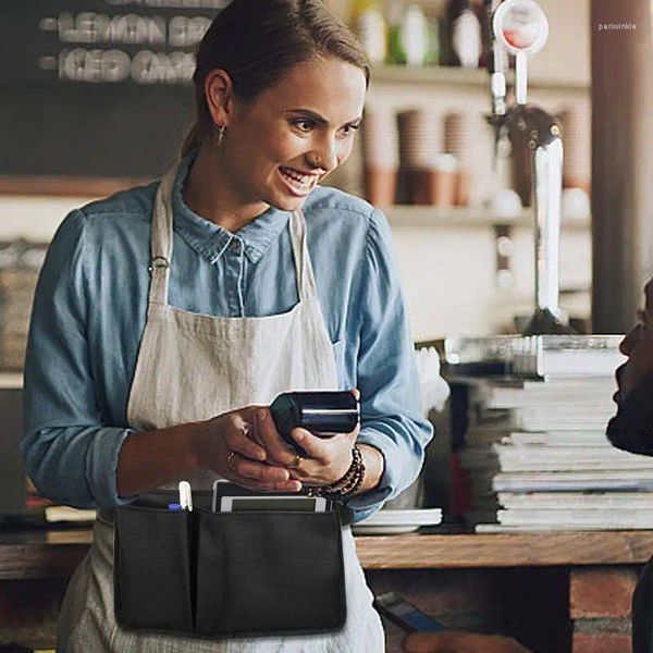 Bolsas de almacenamiento Dinero Paquete de cintura Casual Funcional Teléfono Cinturón Bolsa Hombres Hip Canvas Fanny Bolsa Herramienta Jardín para Bar