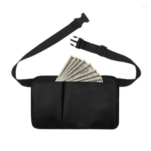 Bolsas de almacenamiento Bolsa de servidor de paquete de cintura con lienzo de cinturón ajustable delantero de herramienta de jardín de bolsas para cafés de tableta