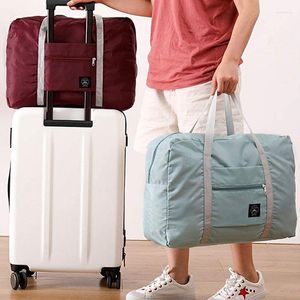 Opbergtassen Verhuistas Opvouwbare bagage Draagbare vliegtuigtas Multifunctionele reisschouder Handtas Closet Organizer