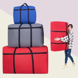 Opbergtassen Moving Bag Oxford Doek Waterd verdikking Extra grote supercapaciteit Verpakkingscanvas geweven bagage