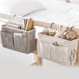 Sacs de rangement multi-fonction chevet suspendu sac lit Table panier organisateur étagère