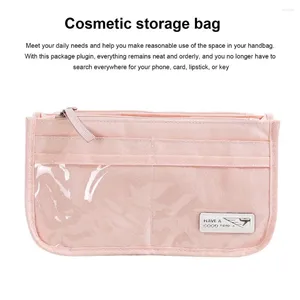 Sacs de rangement multi-poches sac à main organisateur sac cosmétique portable pour femmes étui de maquillage de voyage