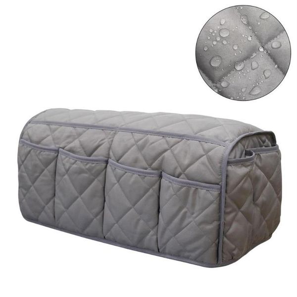 Sacs de rangement Multi poches étanche canapé accoudoir organisateur pour téléphone livre magazines TV télécommande canapé chaise repose-bras Cov2730