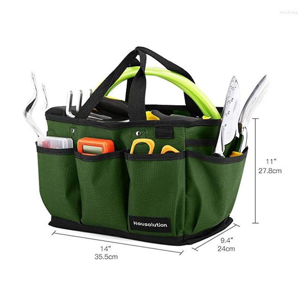 Bolsas de almacenamiento, bolso multifunción para exteriores, Kit de poda de jardinería y jardín, bolsa de herramientas de electricista de mantenimiento de gran capacidad portátil