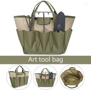 Opbergzakken Multifunctionele Outdoor Tool Portable Garden Tools Organizer Handheld Tote Wall Hanging Oxford Indoor Buckets Pocket