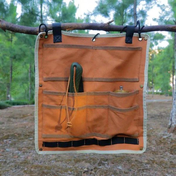 Bolsas de almacenamiento lienzo impermeable impermeable para carpas colgantes para equipos de bolsas para campamentos de viaje para viajar