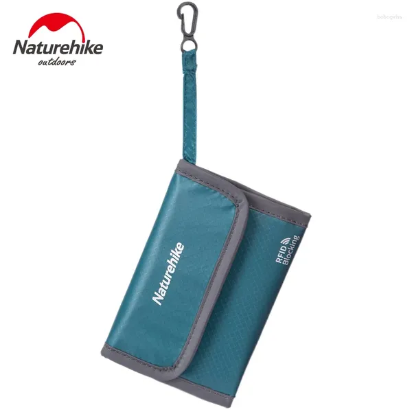 Sacs de rangement NatureHike antivol Brush Portefeuille multifonction 30D Sac de document de billette imperméable RFID Blocking 3 couleurs